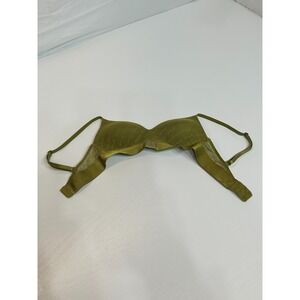 Victoria's Secret Bra 32B PINK 'Wear Everywhere' Wireless Push Up Gold/Green‎